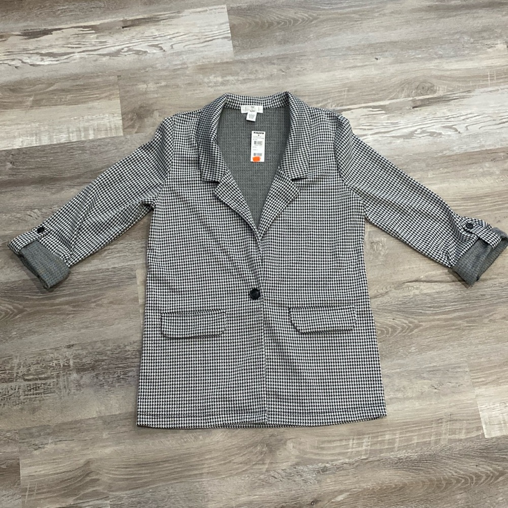 Ivy+Main - Women’s Houndstooth Blazer - Size L